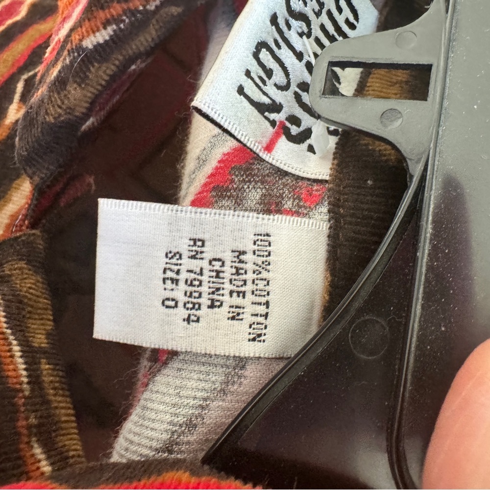 Chico’s Southwestern Print Corduroy Shirt Small - Picture 7 of 8